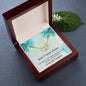 Beautiful Friendship Necklace, 10K solid yellow gold hearts, together forever.