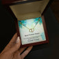 Beautiful Friendship Necklace, 10K solid yellow gold hearts, together forever.