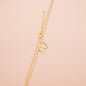 Beautiful Friendship Necklace, 10K solid yellow gold hearts, together forever.