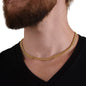A chain for any occasion, strong chain will be a favorite to wear available in polished stainless steel or 14K yellow gold