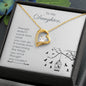 Forever Love Necklace with On Demand Message Card For Daughter