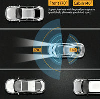 Load image into Gallery viewer, 360° Dual Lens Car Dash Cam
