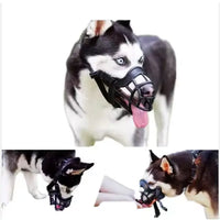 Load image into Gallery viewer, Anti-Bite Silicone Dog Muzzle

