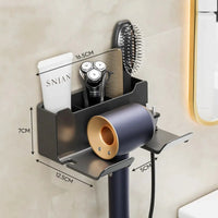 Load image into Gallery viewer, Wall-mounted Hair Dryer Bracket Storage Rack
