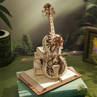 Load image into Gallery viewer, Magic Cello 3D Wooden Puzzle Music Box

