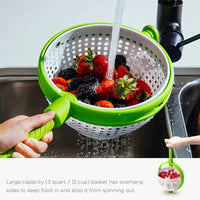 Load image into Gallery viewer, Scratch Resistant Nylon Salad Spinner Colander
