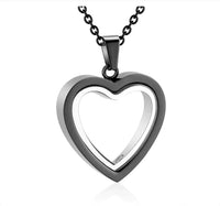 Load image into Gallery viewer, Peach Heart Multi-Color Memorial Locket
