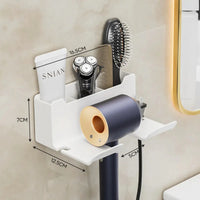 Load image into Gallery viewer, Wall-mounted Hair Dryer Bracket Storage Rack
