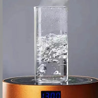 Load image into Gallery viewer, Square Transparent Coffee Cup with Lid
