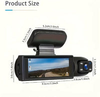 Load image into Gallery viewer, 360° Dual Lens Car Dash Cam

