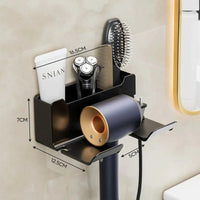 Load image into Gallery viewer, Wall-mounted Hair Dryer Bracket Storage Rack
