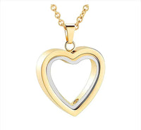 Load image into Gallery viewer, Peach Heart Multi-Color Memorial Locket
