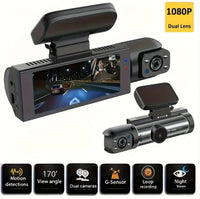 Load image into Gallery viewer, 360° Dual Lens Car Dash Cam
